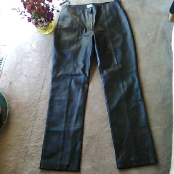 Caslon Leather Pants  - Picture 1 of 11